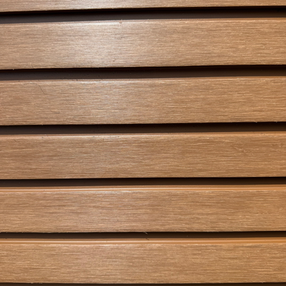 Composiet Schutting Scherm Compleet Teak Naturel – 1,80 Meter