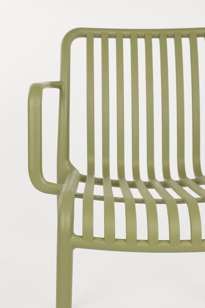 Moderne Tuinstoel – Groen (Polypropyleen)