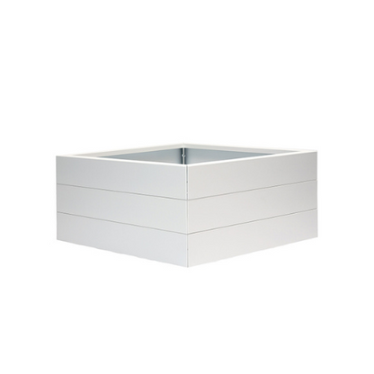 Strakke Design Bloembakken van Staal Wit