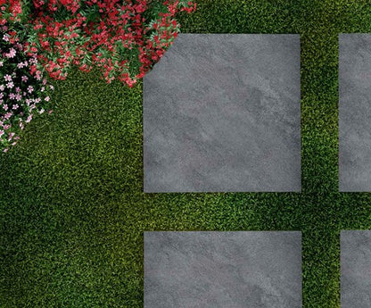 Ceramica Terrazza 59,5x59,5x2cm Limestone anthracite antraciet keramische tegel