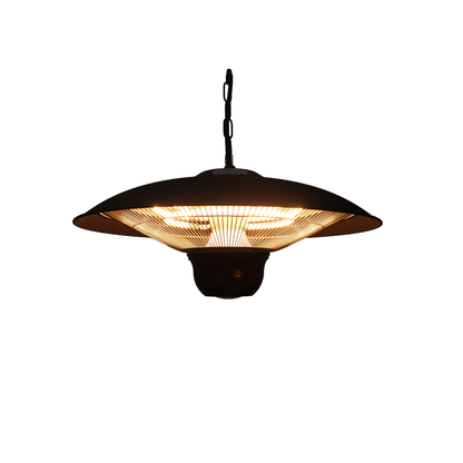 Hangende Terrasverwarmer met LED Verlichting 2100W – Heatix Terrasverwarmer - Tuinverwarming.com