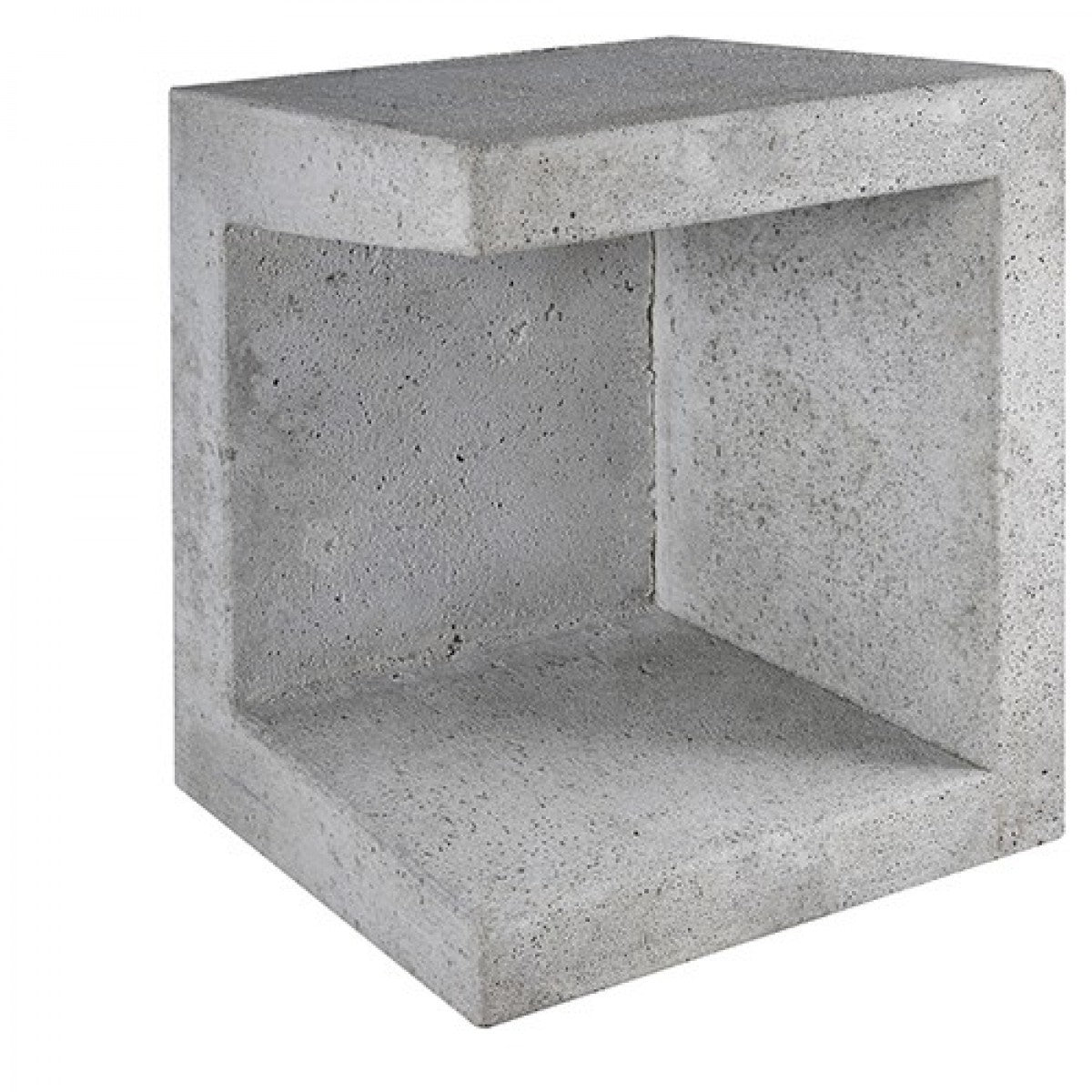 U-element eindstuk 400x400x500 mm grijs