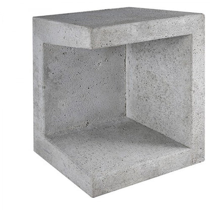 U-element eindstuk 400x400x500 mm grijs